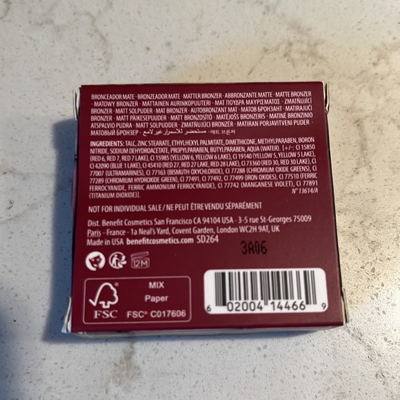 Gifted w/ purchase NWT Benefit Cosmetics Hoola Matte Bronzer - Picture 4 of 8